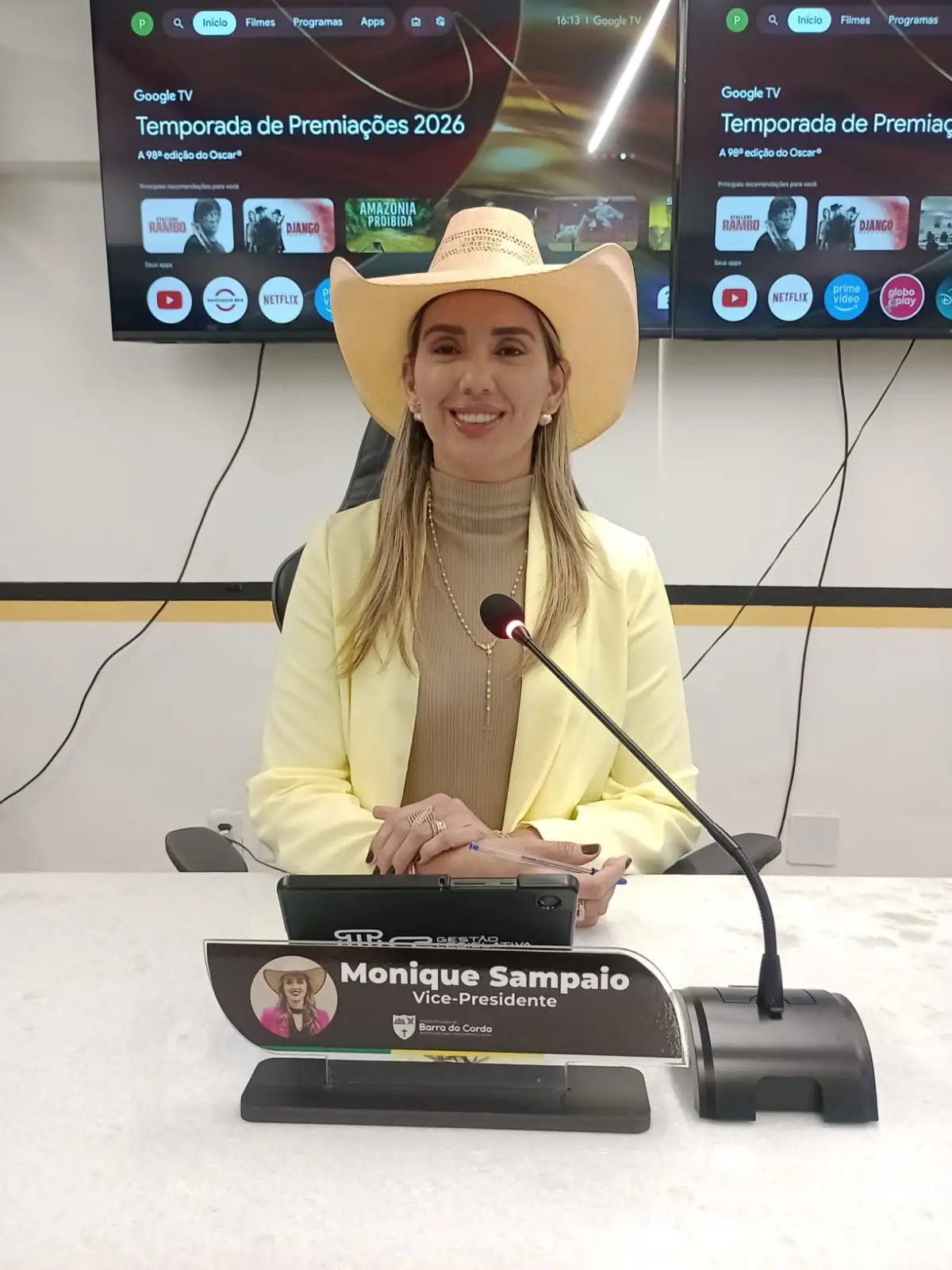 Vereadora Monique Sampaio cobra melhorias em bairros, denuncia caos na educação e filas na saúde, e apresenta projeto de